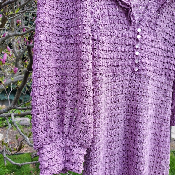 ZARA| TEXTURED KNIT DRESS WITH RUFFLES - Picture 10 of 16